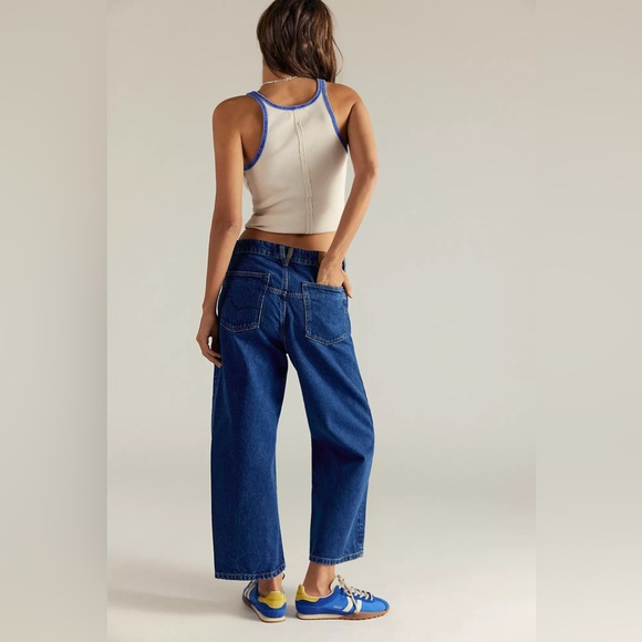 Free people deep trance dropped boyfriend jeans - Picture 2 of 12